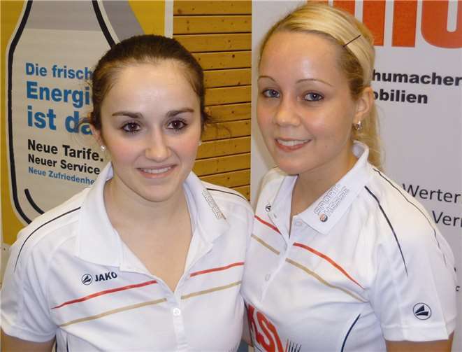 Starteten ungeschlagen in die Rückrunde: Arzane (li) und Sarah.