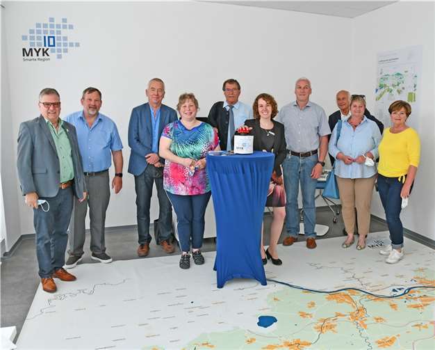 Startschuss für das Projektbüro der Smarten Region MYK10 in der Bahnhofstraße 22 in Andernach. Foto: Kreisverwaltung Mayen-Koblenz