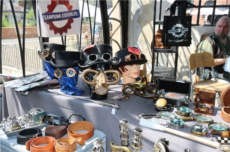 Steampunk-Ausstatter hatten Hochbetrieb.