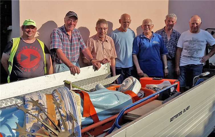 Stefan Behnke, Klaus Christ, Gerhard Deisen, Helmut Rausch, Bernhard Schmitt, Helmut Fischer, Klaus Peter Schunk (v.l.). Foto: Sabine Mann