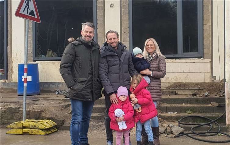 Stefan Bockelmann (l.): „Ich möchte dort helfen, wo die Hilfe auch ankommt.“ Foto: privat