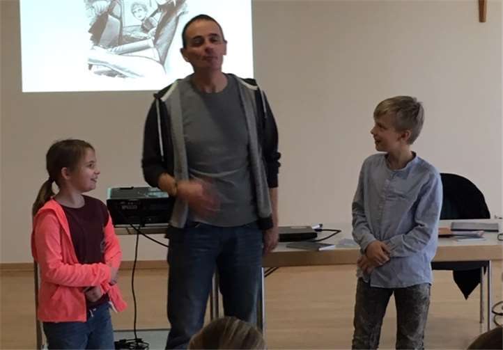 Stefan Gemmel bei der Lesung.Foto: privat