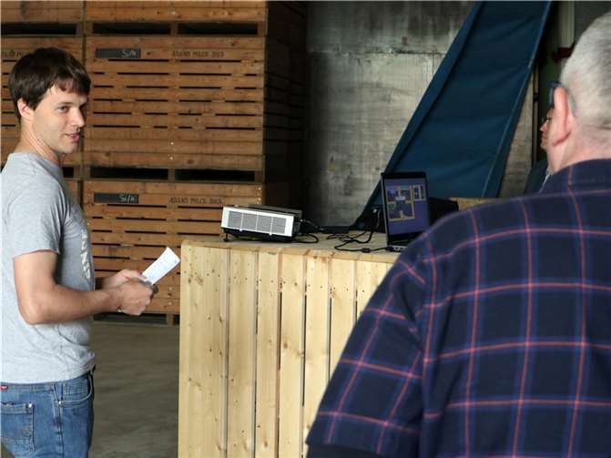 Stefan Gilles gibt einen Einblick in seinen Familienbetrieb.