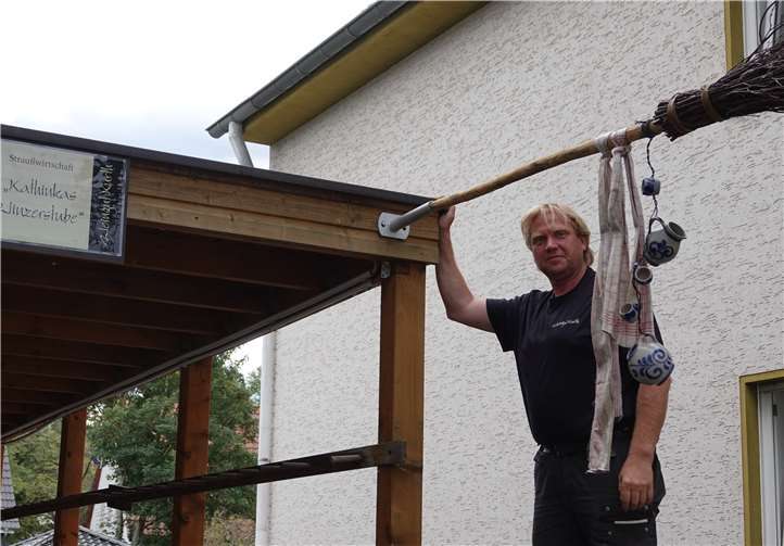 Stefan Kurth vor „Kathinkas Winzerstube“ Fotos: privat