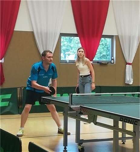 Stefan Mauel und Luisa Schott sicherten sich den Doppeltitel.  Foto: privat