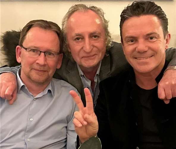 Stefan Mross und Stefan Mross moderierten beide durch die Veranstaltung.  Fotos: Stefan Mross Nachlassmanagement