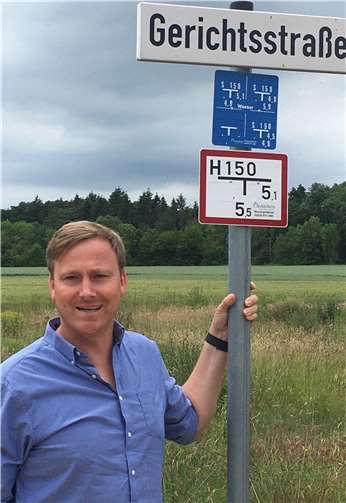 Stefan Pohl am „Merler Keil III“. Foto: privat