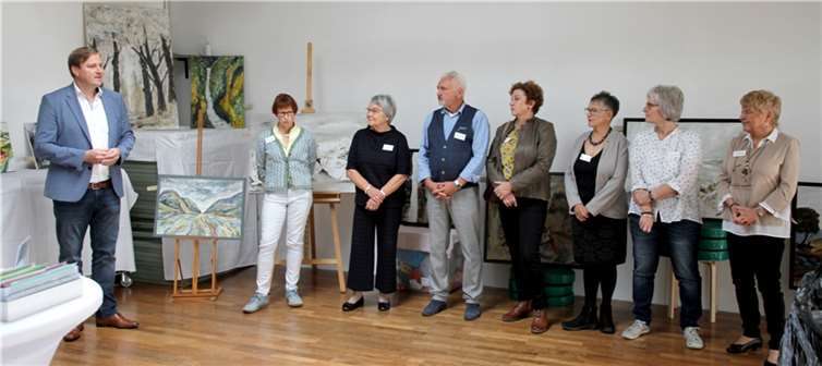 Stefan Pohl bei der Begrüßungsrede. Foto: Dr. Carl Ulrich Koehler