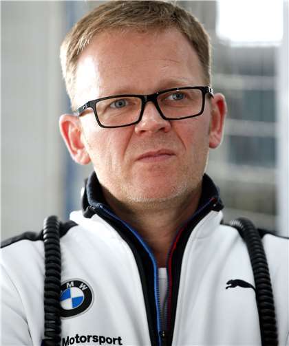 Stefan Reinhold, Teamchef des BMW Teams RMG aus Andernach, stellte sich den Fragen von BLICK aktuell.Foto: Alexander Trienitz/BMW
