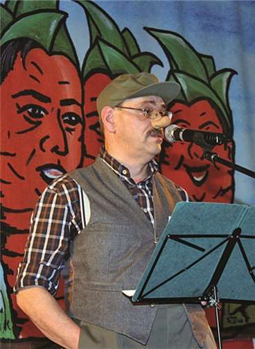 Stefan Vogt in seiner Paraderolle kam in Westum toll an.