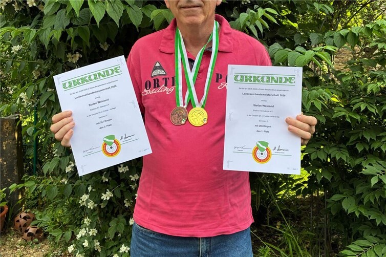 Stefan Weinand gewinnt Gold - und Bronzemedaille