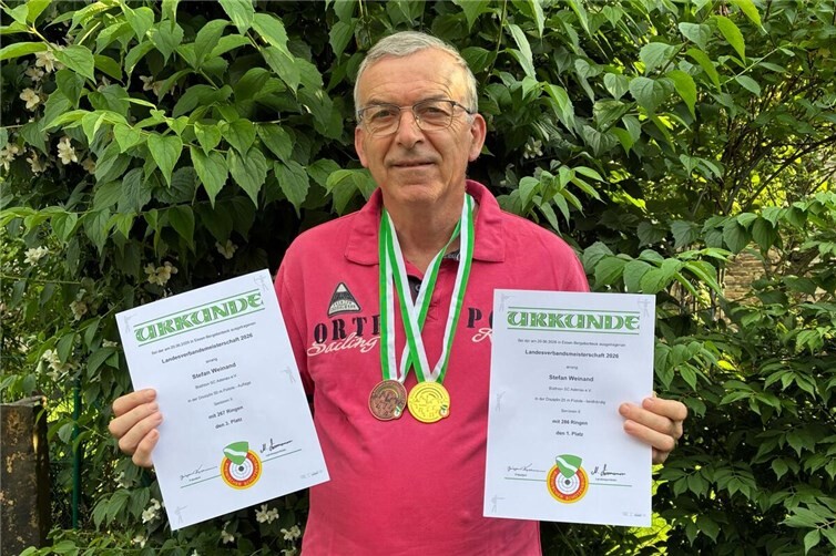 Stefan Weinand gewinnt Gold - und Bronzemedaille