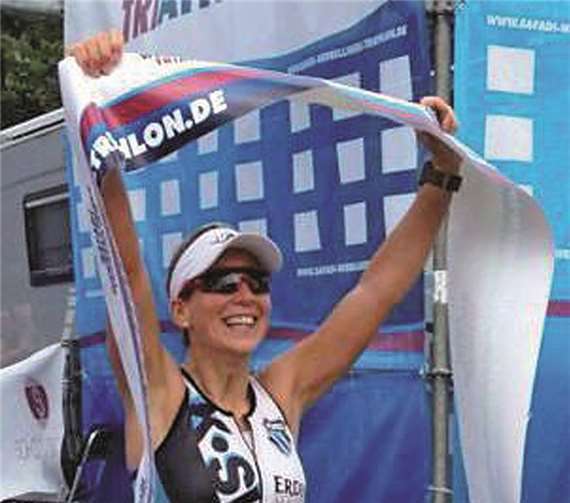 Steffi Steinberg hat allen Grund zum Jubeln. privat