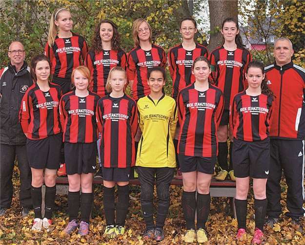 Stehen im Finale des Rheinlandpokals: die C-Juniorinnen des FV Rheingold Rübenach. privat