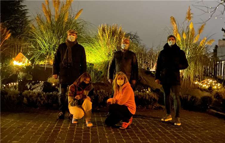 Stehend von links nach rechts: Peter Moskopp, Peter Grosch und Max Nikenich. Vorne kniend von links nach rechts: Christiane Schmidt und Regina Kröger.Foto: privat