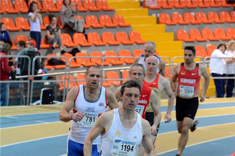 Stephan König beim 1000-Meter-Lauf.  privat