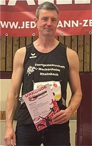 Stephan König wird Landesmeister über 100m Hürden. Quelle: TV Rheinbach