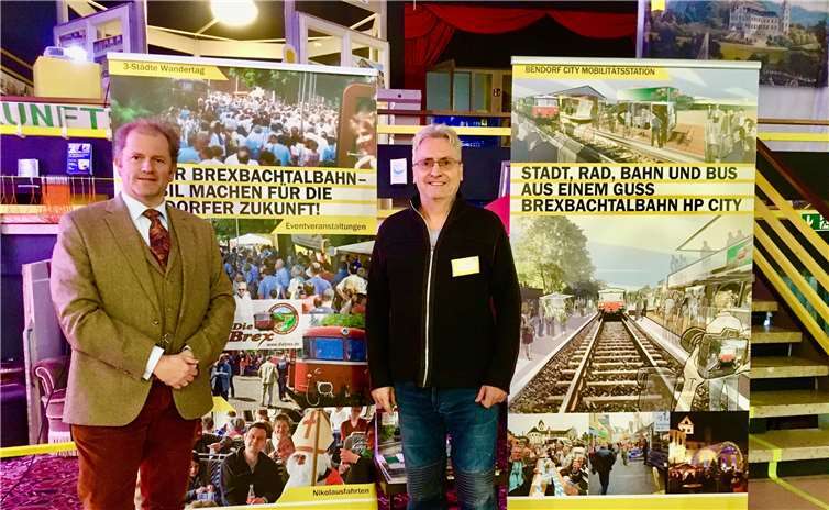 Stephan Pauly und Gernot Kallweit beim Bendorfer Ideenkino. Foto: privat