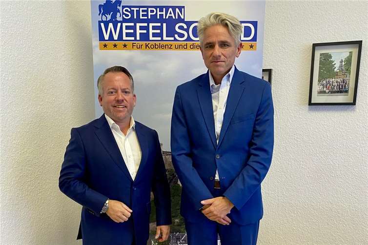 Stephan Wefelscheid mit Dr. Jochen Wilhelm. Foto: privat