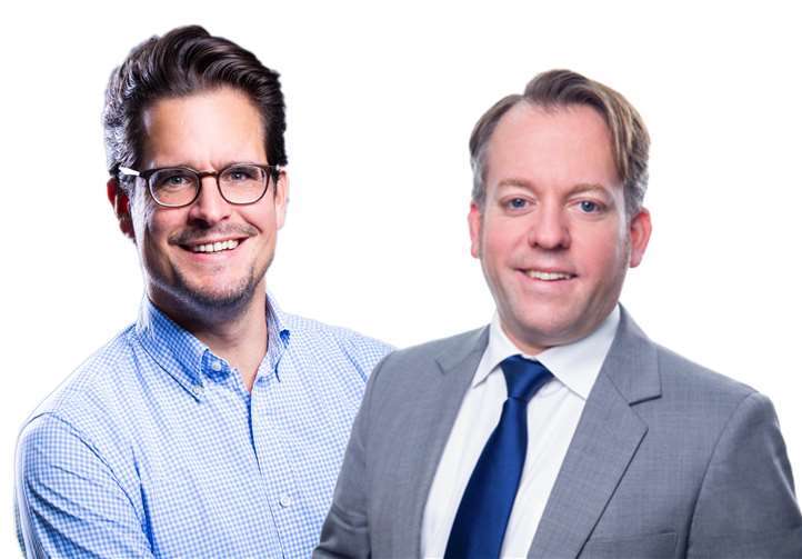 Stephan Wefelscheid (re.) und Christian Altmaier.Quelle: Freie Wähler Koblenz