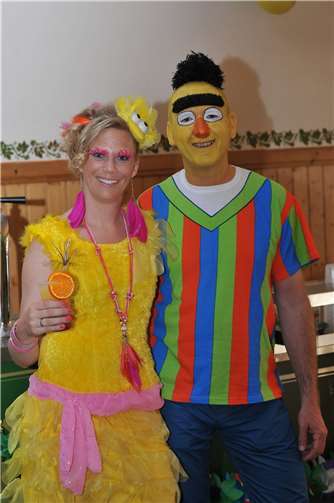 Stephan und Sonja Hübinger 2013 im Gimmiger Bürgerhaus