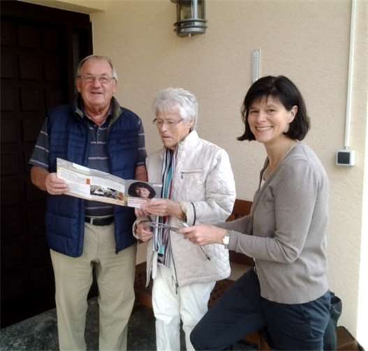 Stephanie Balthasar-Schäfer sucht das Gespräch mit dem Bürger. Dazu geht sie von Haus zu Haus. CDU