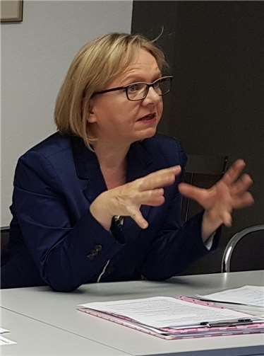 Stephanie Schäfer, Immobiliensachverständige und Mitglied im CDU-Kompetenzteam Bauen und Wohnen, stellte die erarbeiteten Vorschläge für eine künftige Entwicklung Rheinbachs vor. Foto: privat