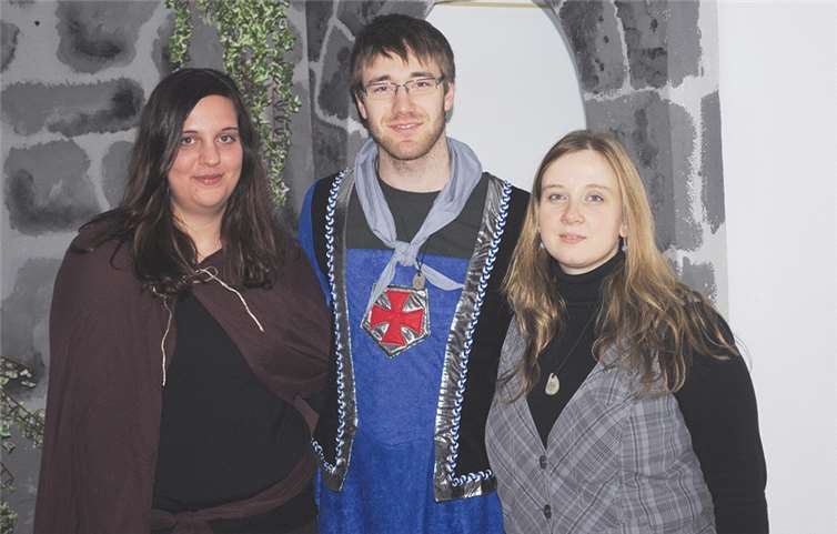 Stephanie Schmolawe, Clemens Sarholz und Katrin Friedrich (v. l.). privat