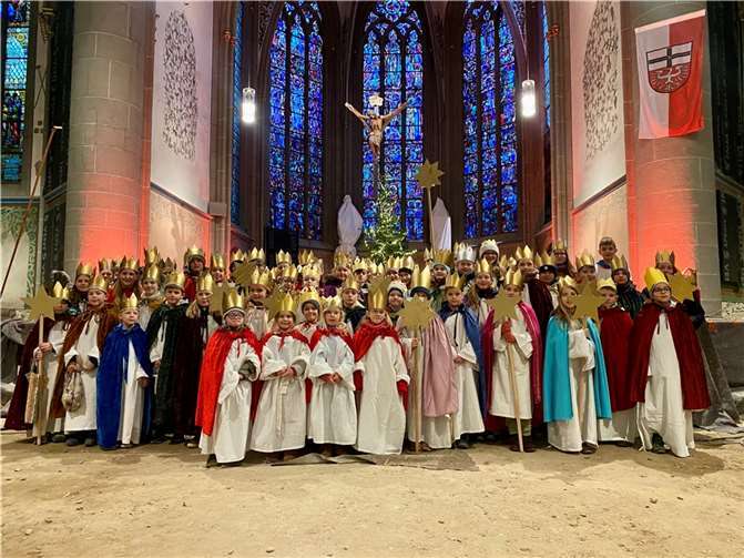 Sternsinger in Ahrweiler.  Fotos:privat