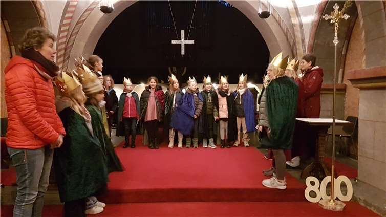 Sternsinger in Heimersheim.