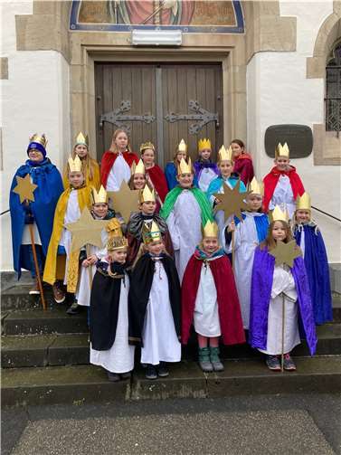 Sternsinger in Kirchdaun und Gimmigen.