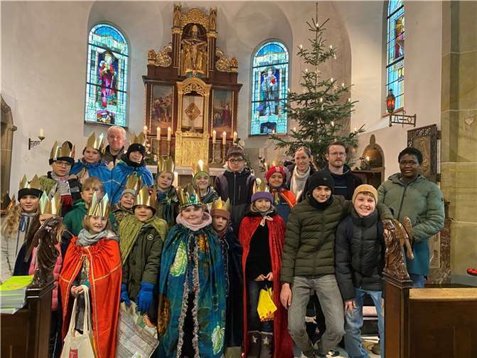 Sternsinger in Ramersbach.