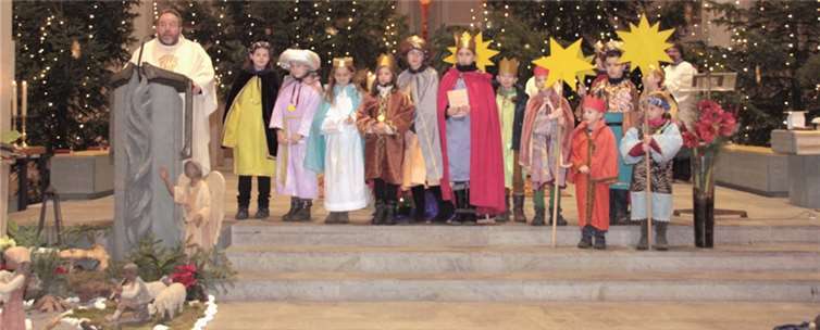 Sternsinger in St. Marzellinus und Petrus.AND