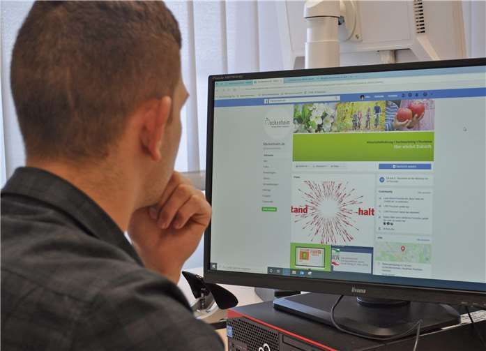 Stets aktuell informiert: mit der Facebook-Seite der Stadt Meckenheim. Quelle: Stadt Meckenheim