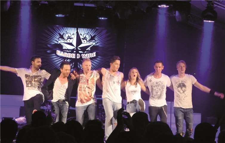 Stimmung auf der Bühne. privat