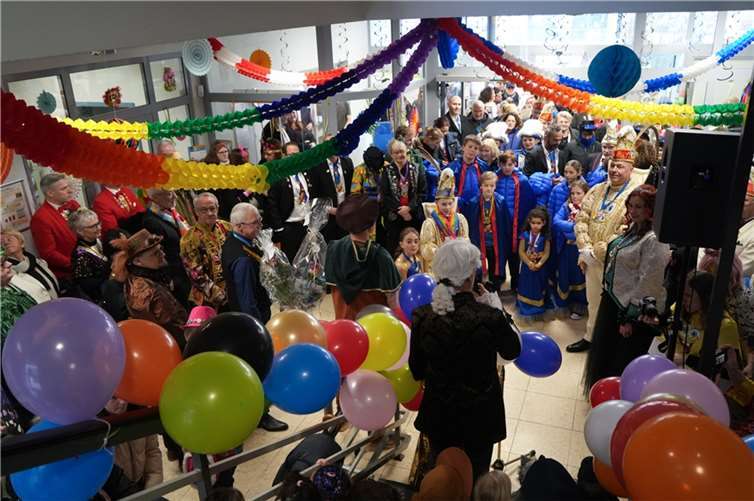 Stimmungsvolle Begrüßung im Rathaus.  Fotos: privat