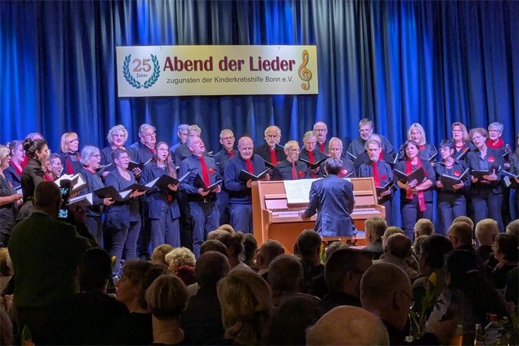 Stimmungsvoller Auftritt am Abend der Lieder