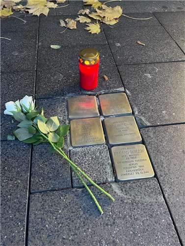 Stolpersteine.  Foto: Marie-Christin Schlüter