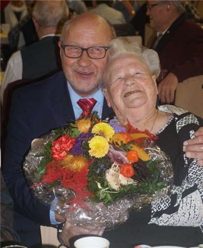 Stolze 107 Jahre ist Johanna Mayhack nun.