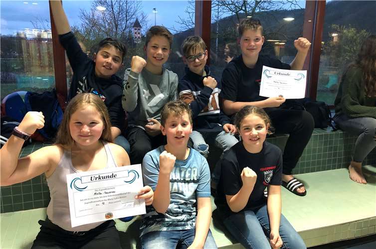 Stolze Gruppe. Foto: Jugendfeuerwehr Miellen