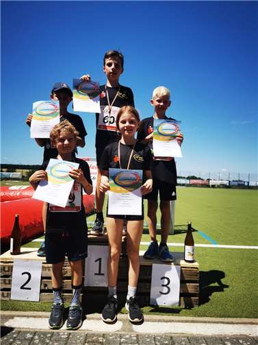 Stolze TuS-Athleten. Foto: privat