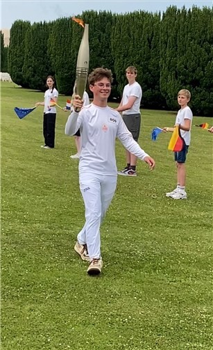 Stolzer Flammenträger.