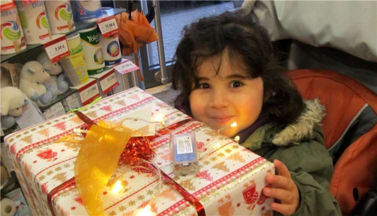 Strahlende Augen bei den Kindern, deren Wünsche in Erfüllung gegangen sind.
