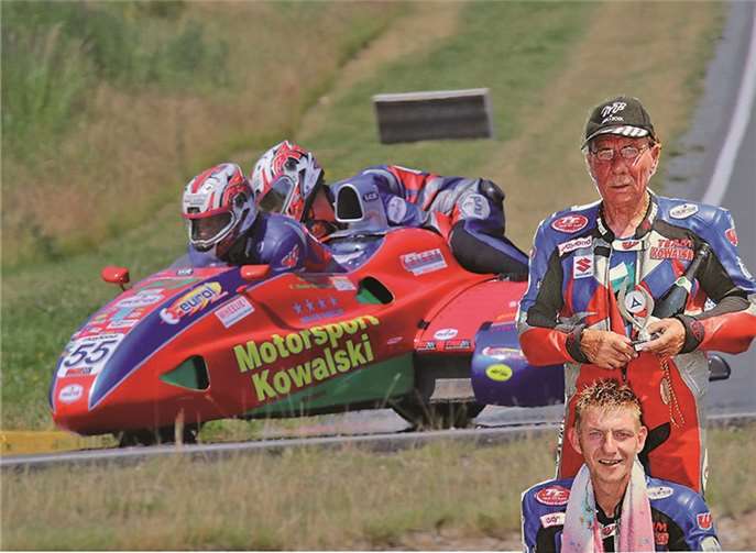 Strahlende Sieger: Horst Maria Kowalski und Marcel Reimann.privat
