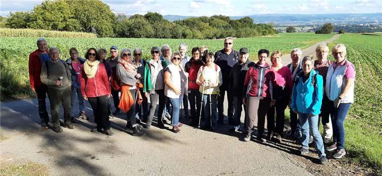 Strahlender Sonnenschein bei der Herbstwanderung.Foto: privat