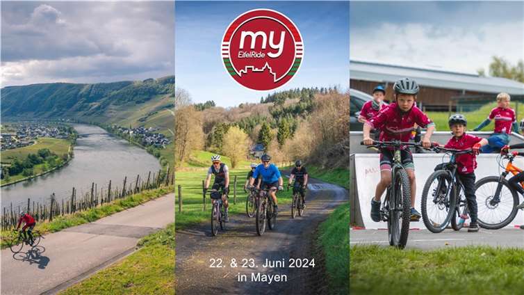 Straßen-, Gravel- und Kids-Touren warten im Juni bei „MyEifelRide“ in Mayen.  Foto: privat