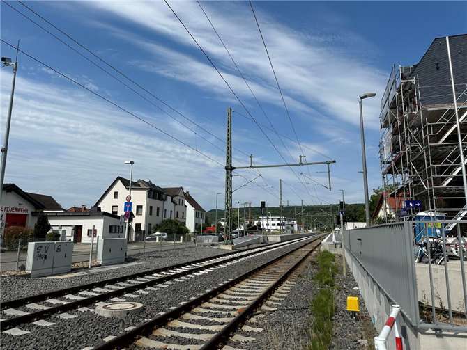 Strecke der Ahrtalbahn im Sinziger Ortsteil Bad Bodendorf.  Foto: ROB