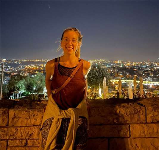 Studentin Franziska Schneider absolvierte ihr Auslandssemester an der Hebräischen Universität Jerusalem. Foto: privat