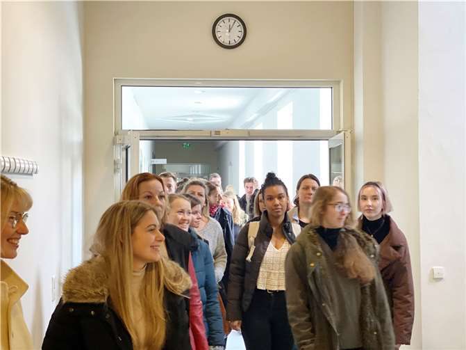 Studierende des Bachelor-Studiengangs Psychologie an der Vinzenz Pallotti University bei der Einführungswoche. Foto: Vinzenz Pallotti Universit