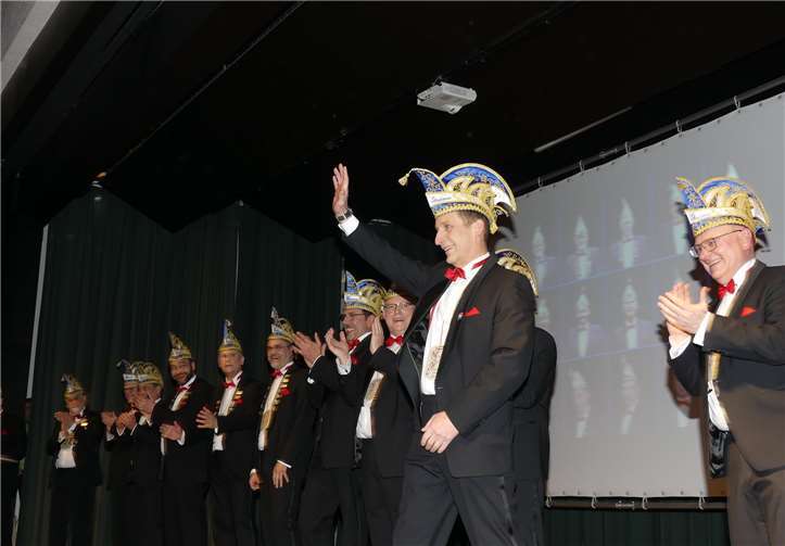 Studiosus und VG-Bürgermeister Maximilian Mumm wurde als Innenminister der Studiosen vorgestellt. 